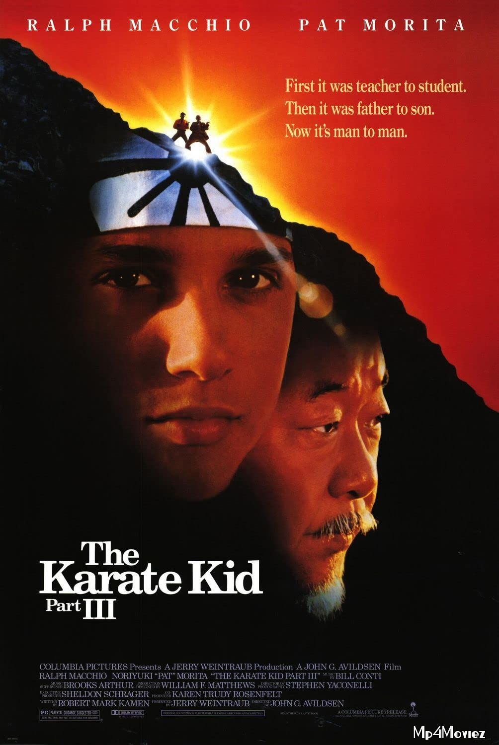 poster of The Karate Kid Part 3 1989 Hindi Dubbed Movie