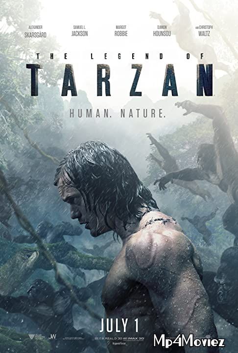 poster of The Legend of Tarzan (2016) Hindi Dubbed BluRay