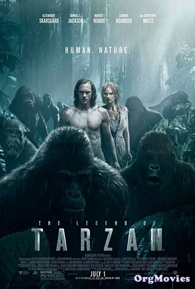 poster of The Legend of Tarzan 2016 Hindi Dubbed Full Movie