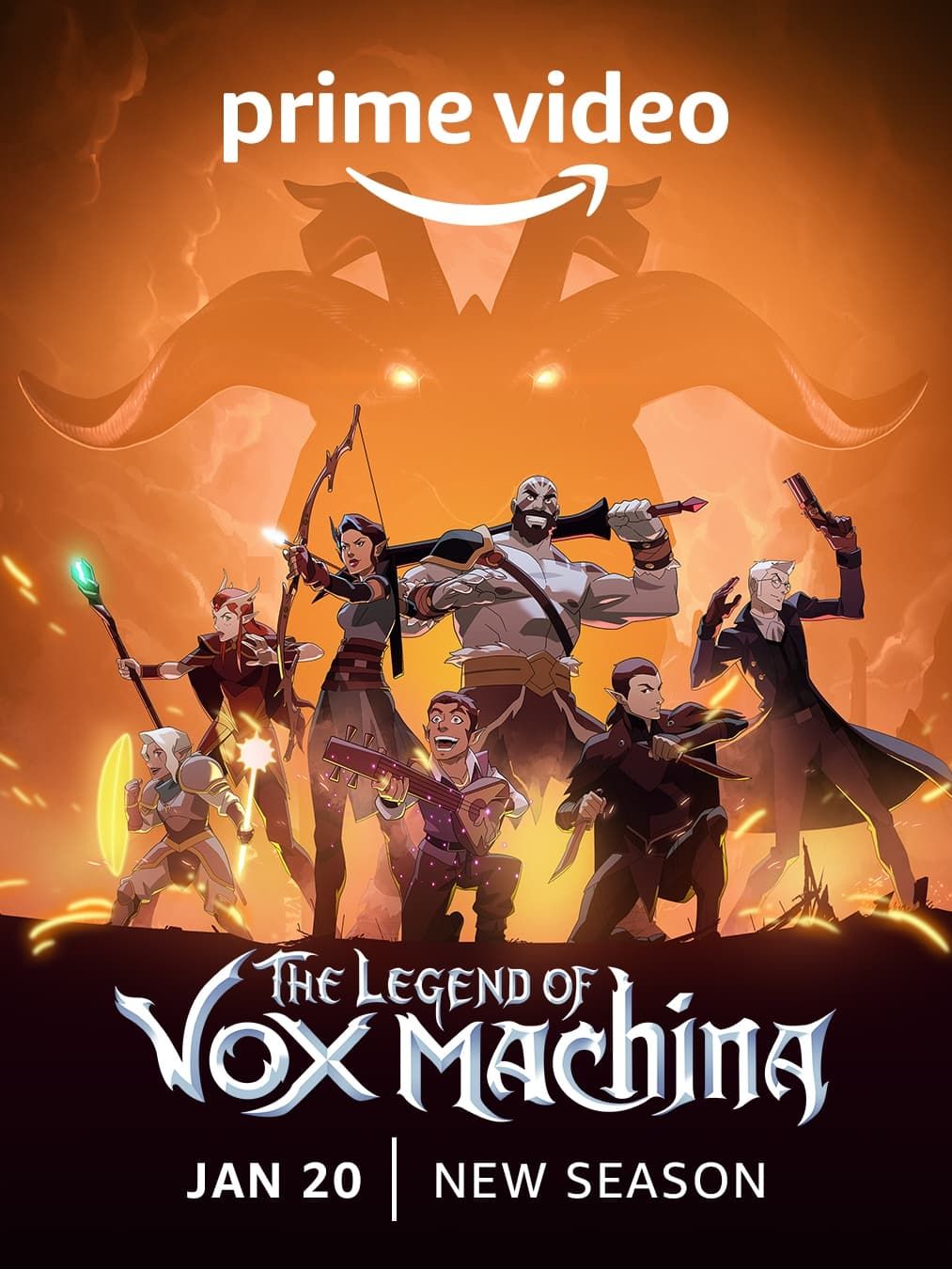 poster of The Legend of Vox Machina (2023) S02 Hindi Dubbed HDRip