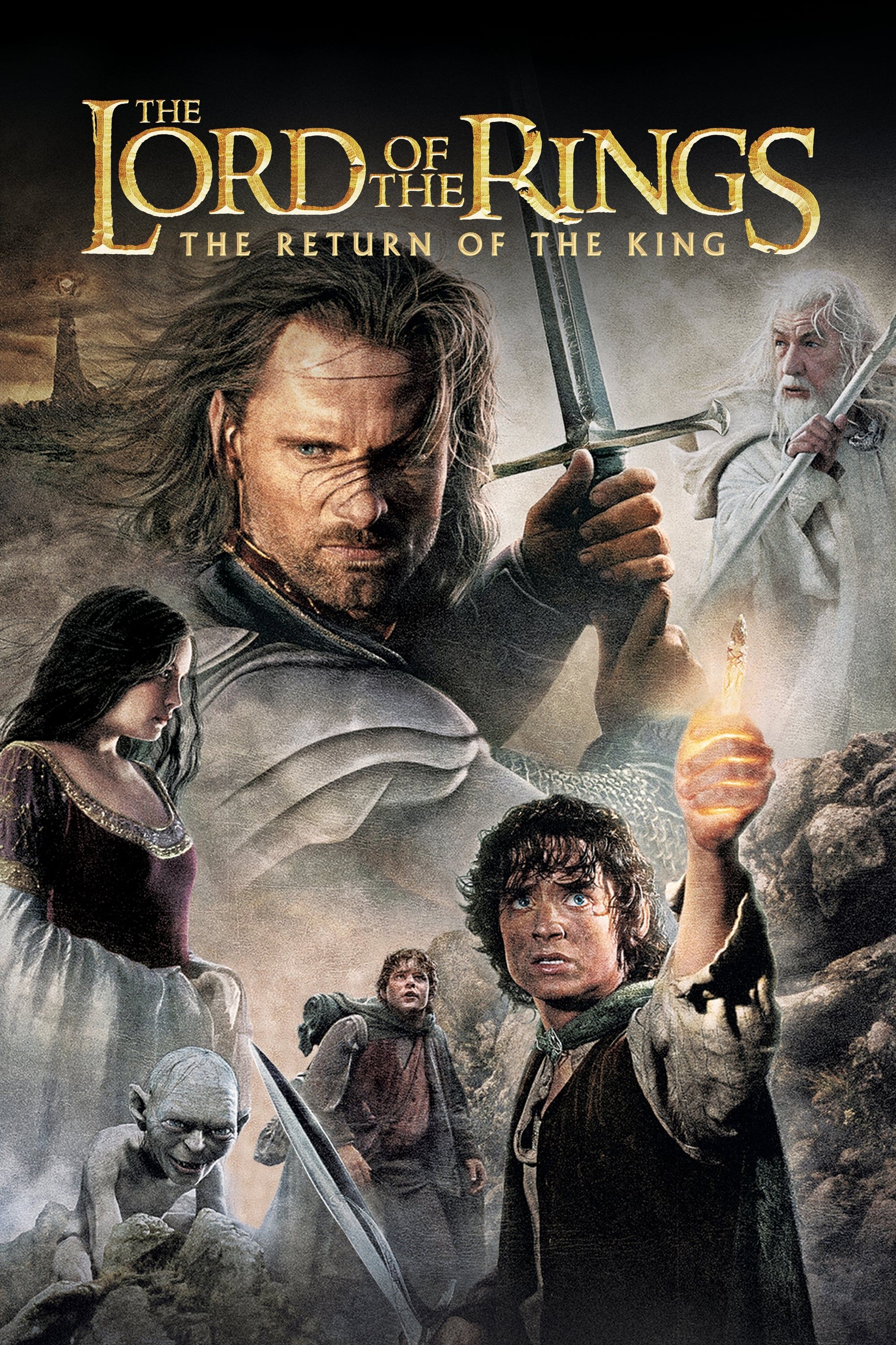 poster of The Lord of the Rings The Return of the King (2003) Hindi Dubbed BluRay