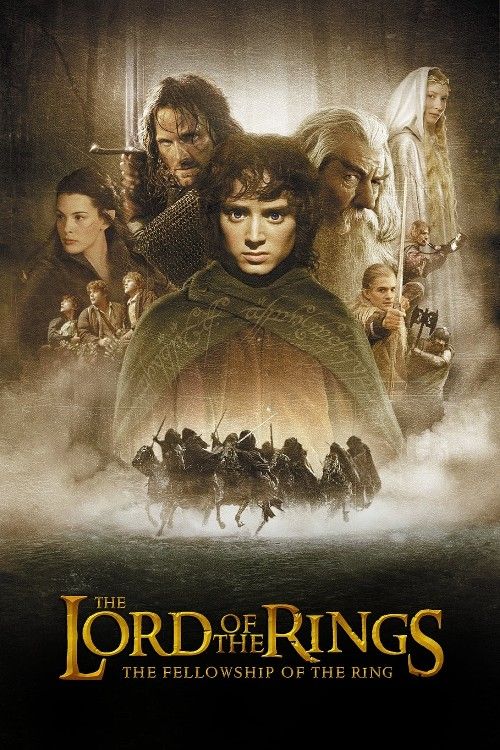 poster of The Lord of the Rings: The Fellowship of the Ring (2001) Extended Hindi Dubbed Movie