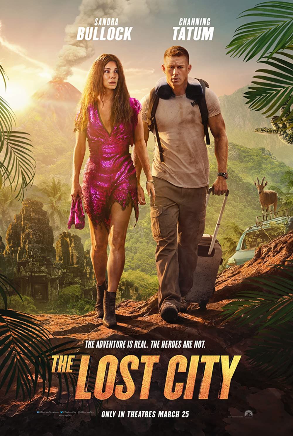 poster of The Lost City (2022) English WEB-DL