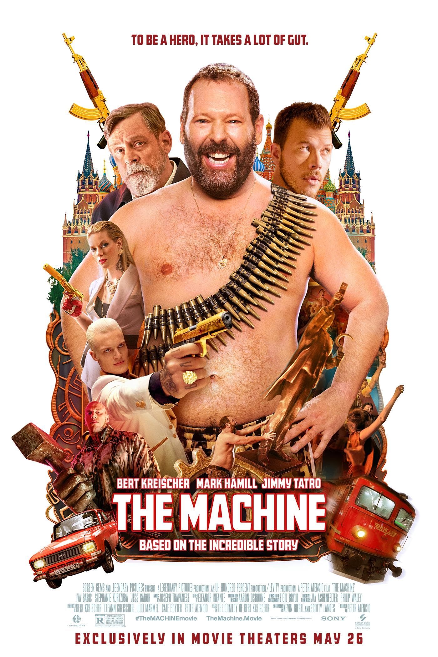 poster of The Machine (2023) Hollywood English HDRip