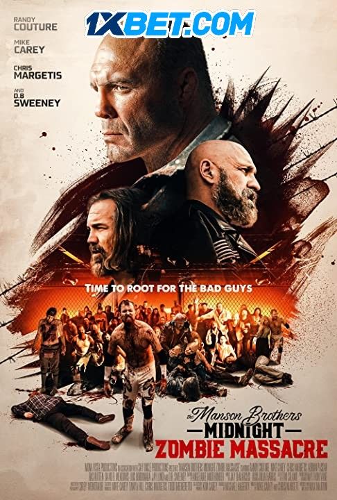 poster of The Manson Brothers Midnight Zombie Massacre (2021) English (With Hindi Subtitles) WEBRip