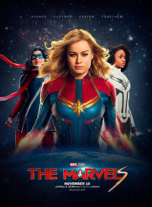 poster of The Marvels (2023) English Movie