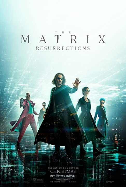 poster of The Matrix Resurrections (2021) English HDRip