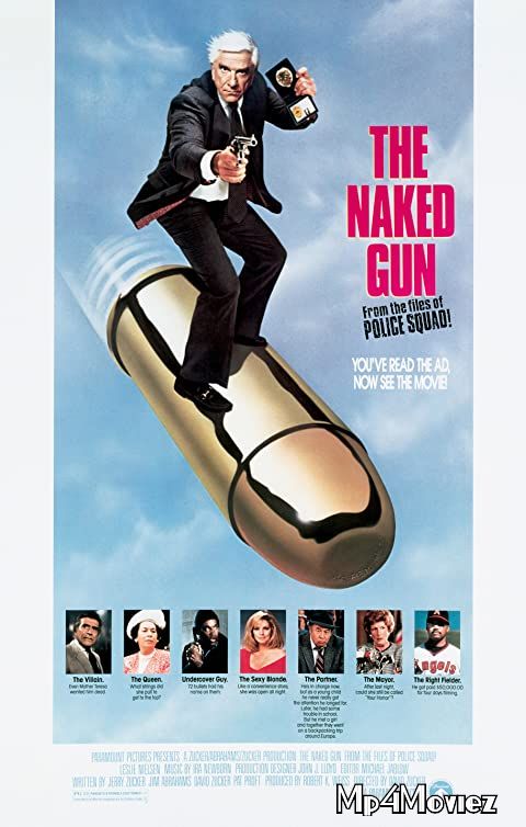 poster of The Naked Gun: From the Files of Police Squad (1988) Hindi Dubbed BluRay