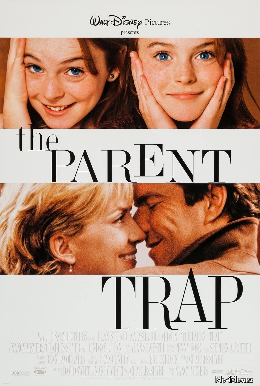 poster of The Parent Trap (1998) Hindi Dubbed BRRip