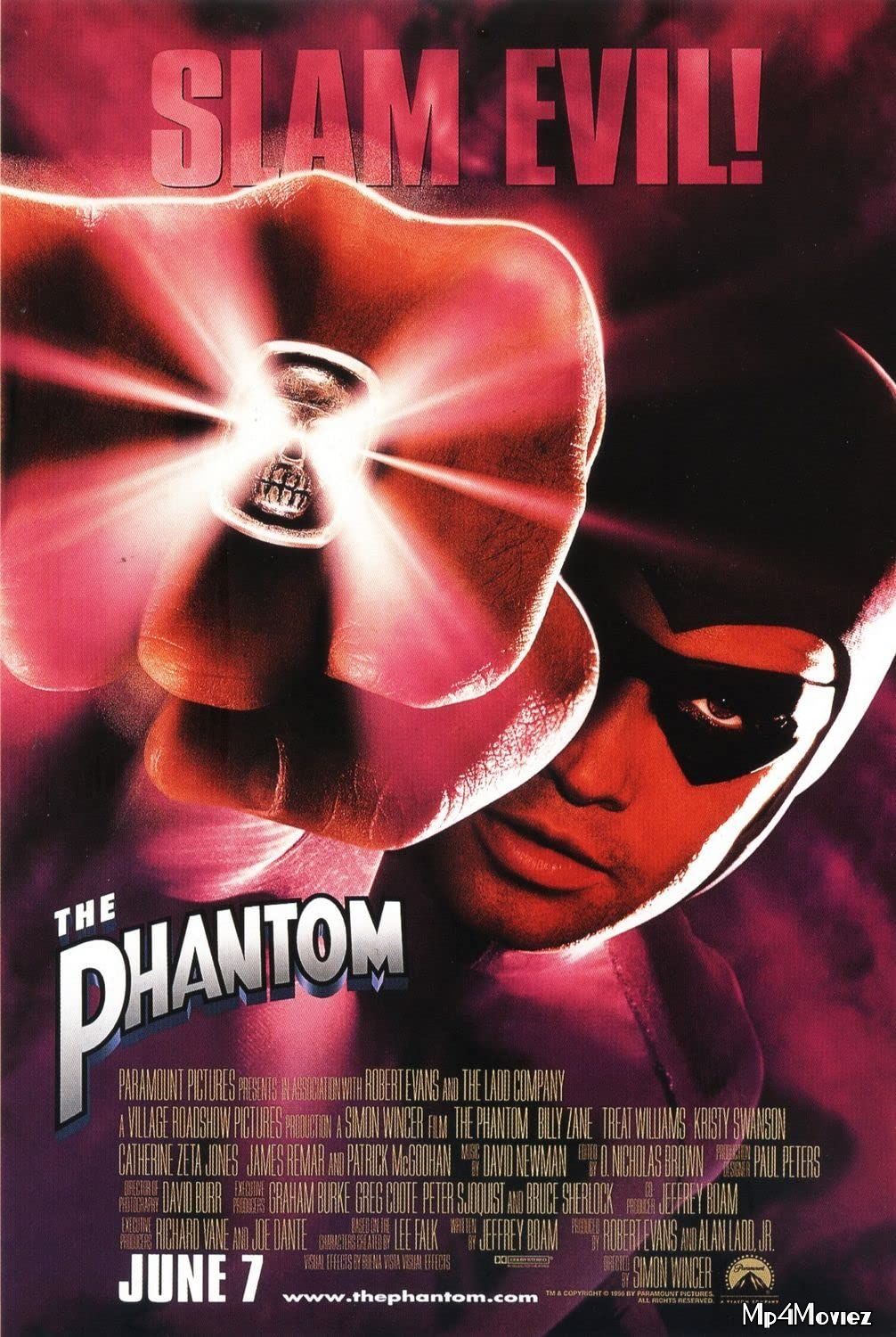 poster of The Phantom 1996 Hindi Dubbed Movie