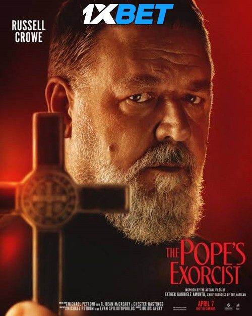 poster of The Popes Exorcist (2023) Hindi (Line Audio) Dubbed HDRip