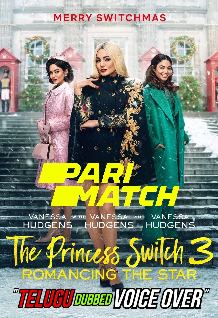 poster of The Princess Switch 3 (2021) Hindi (Voice Over) Dubbed WEBRip