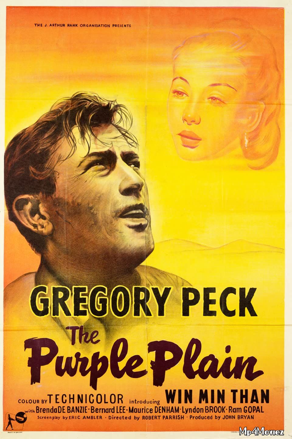 poster of The Purple Plain 1954 Hindi Dubbed Movie