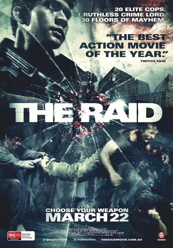 poster of The Raid: Redemption (2011) Hindi Dubbed