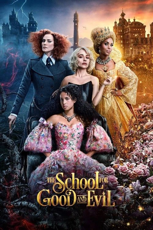 poster of The School for Good and Evil (2022) ORG Hindi Dubbed Movie