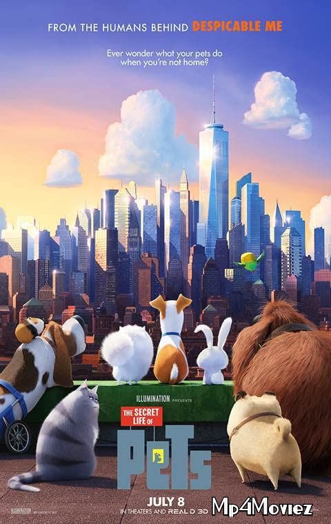 poster of The Secret Life of Pets (2016) Hindi Dubbed BRRip