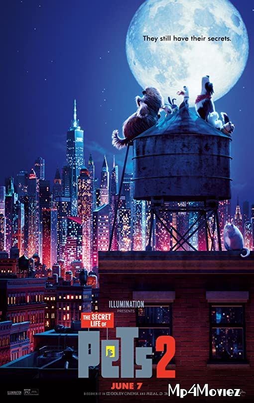 poster of The Secret Life of Pets 2 (2019) Hindi Dubbed BRRip