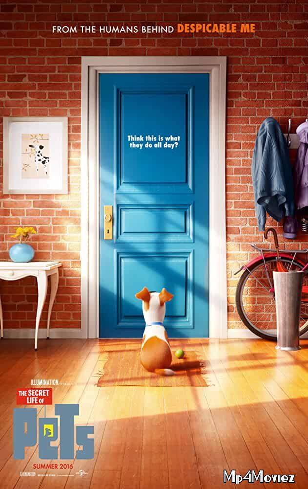 poster of The Secret Life of Pets 2016 BluRay Hindi Dubbed Movie