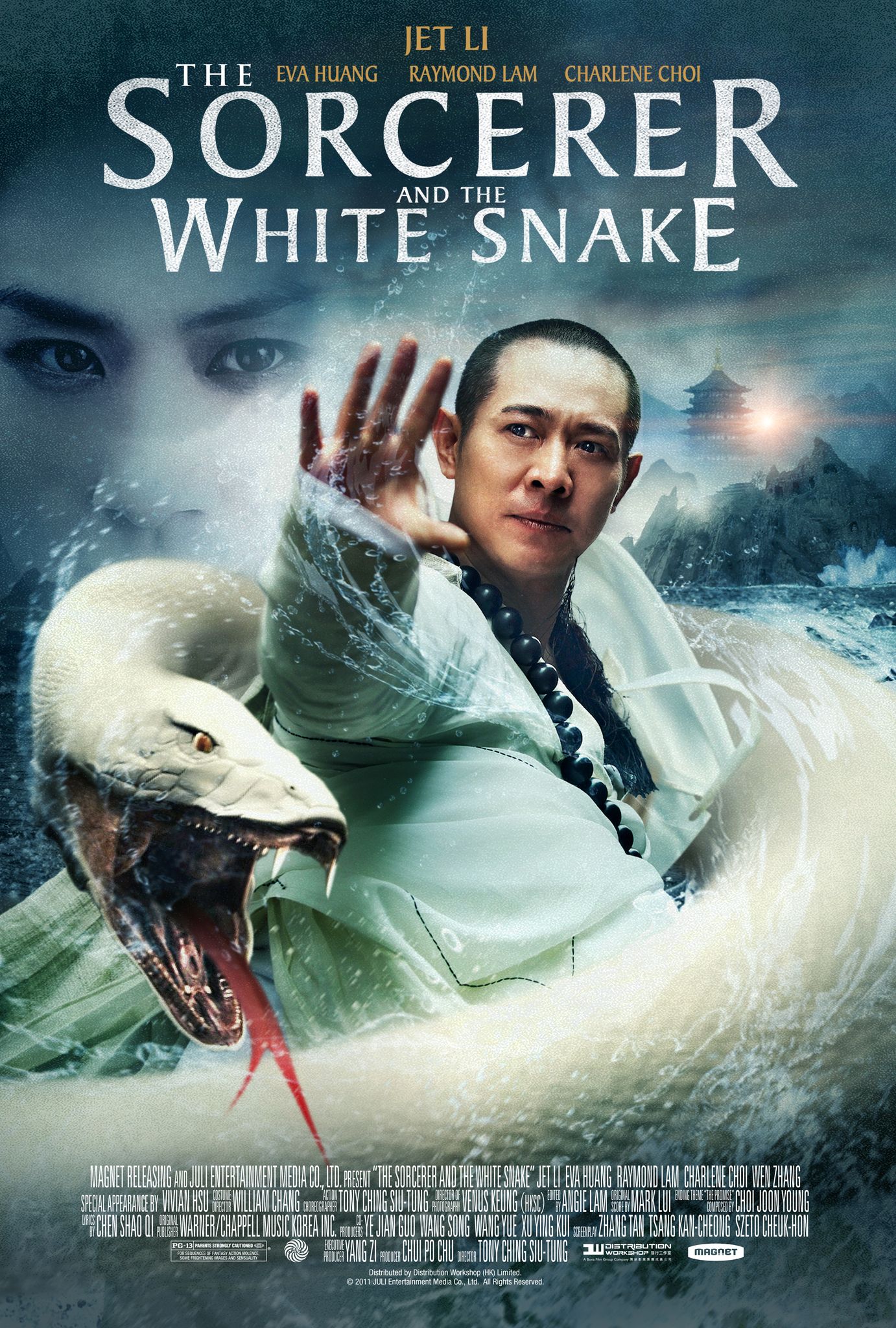 poster of The Sorcerer and the White Snake (2011) Hindi Dubbed BluRay