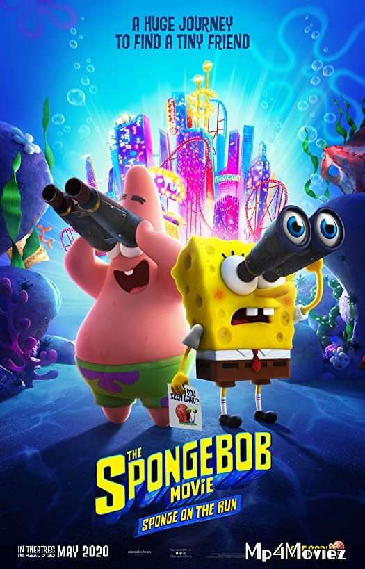 poster of The SpongeBob Movie Sponge on the Run 2020 Hindi Dubbed Movie