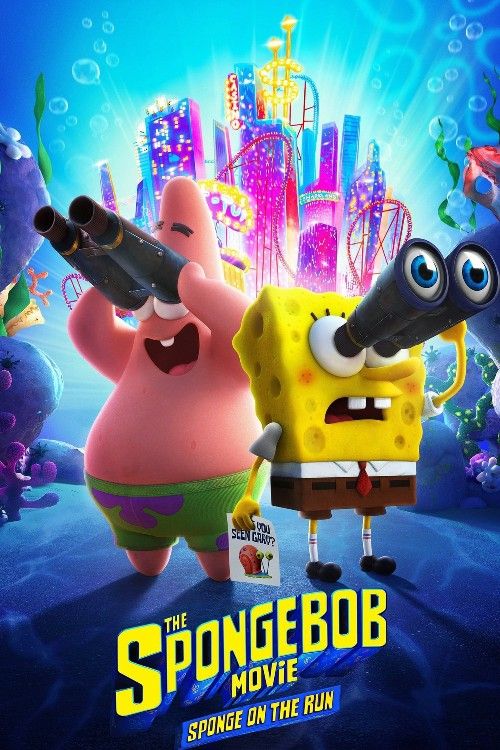 poster of The SpongeBob Movie: Sponge on the Run (2020) Hindi Dubbed Movie