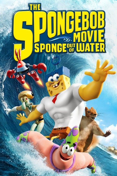 poster of The SpongeBob Movie: Sponge Out of Water (2015) Hindi Dubbed Movie