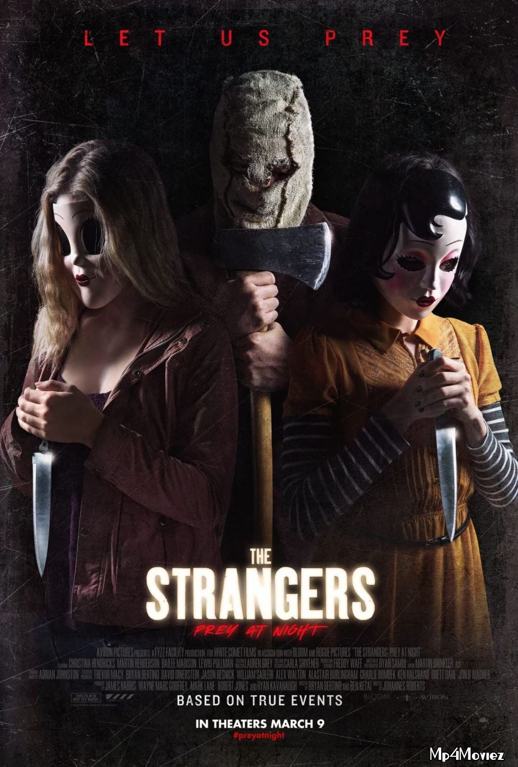 poster of The Strangers Prey at Night 2018 Hindi Dubbed Full Movie