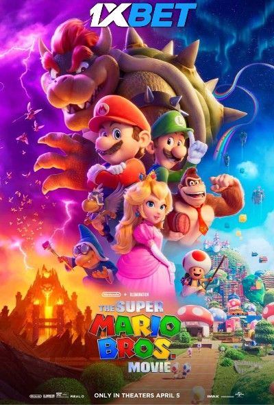 poster of The Super Mario Bros Movie (2023) Hindi Dubbed HDCAM