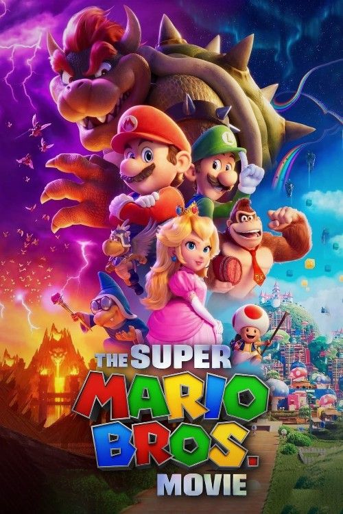 poster of The Super Mario Bros Movie (2023) ORG Hindi Dubbed Movie