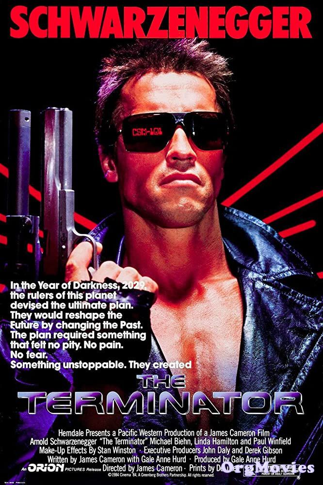 poster of The Terminator 1984 Hindi dubbed Full Movie