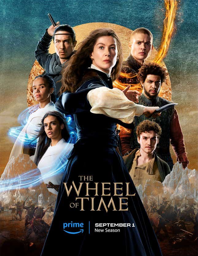 poster of The Wheel of Time: Season 2 (2023) (Episode 01-03) Hindi Dubbed