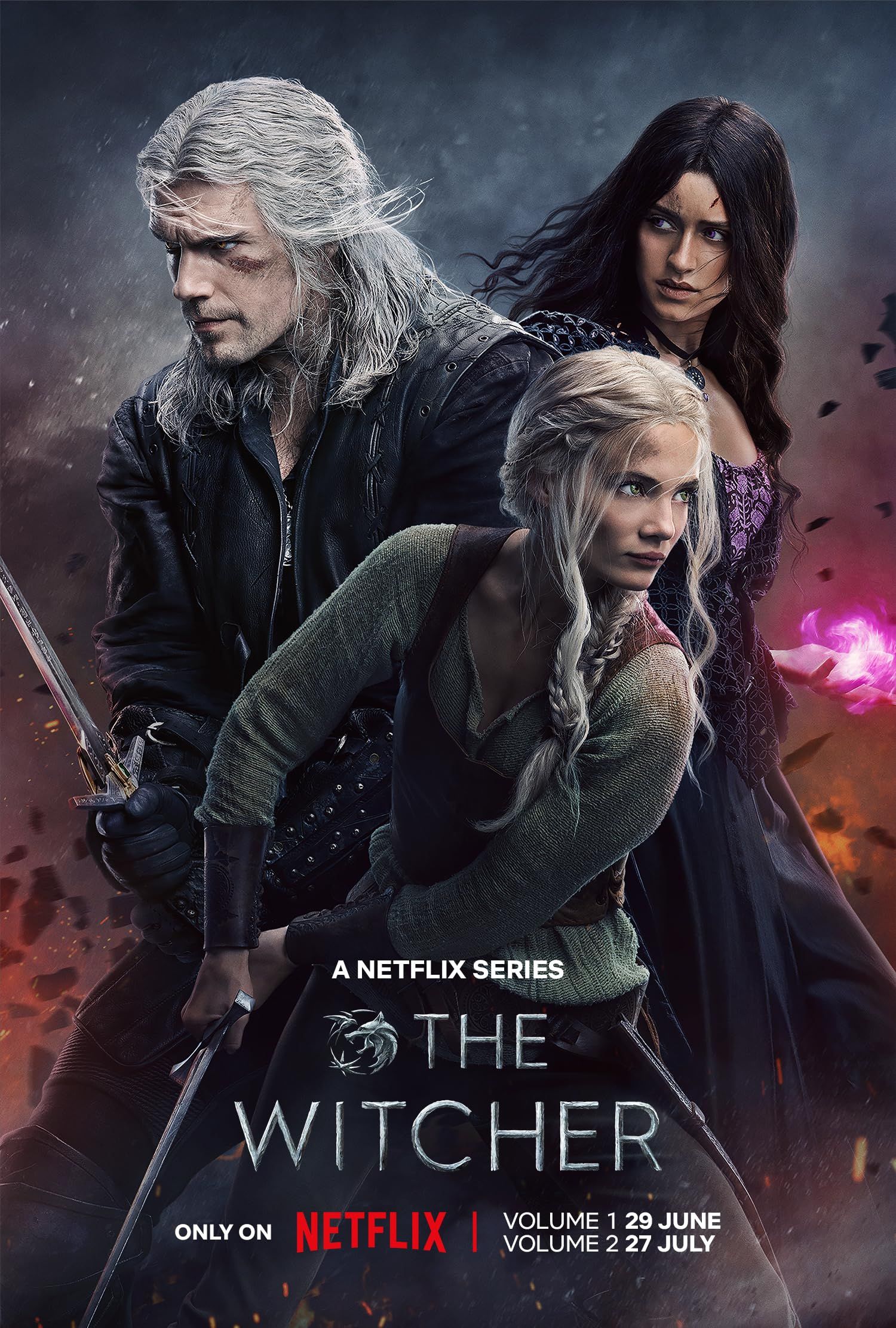 poster of The Witcher (Season 3 – Part 2) 2023 Hindi Dubbed NF HDRip