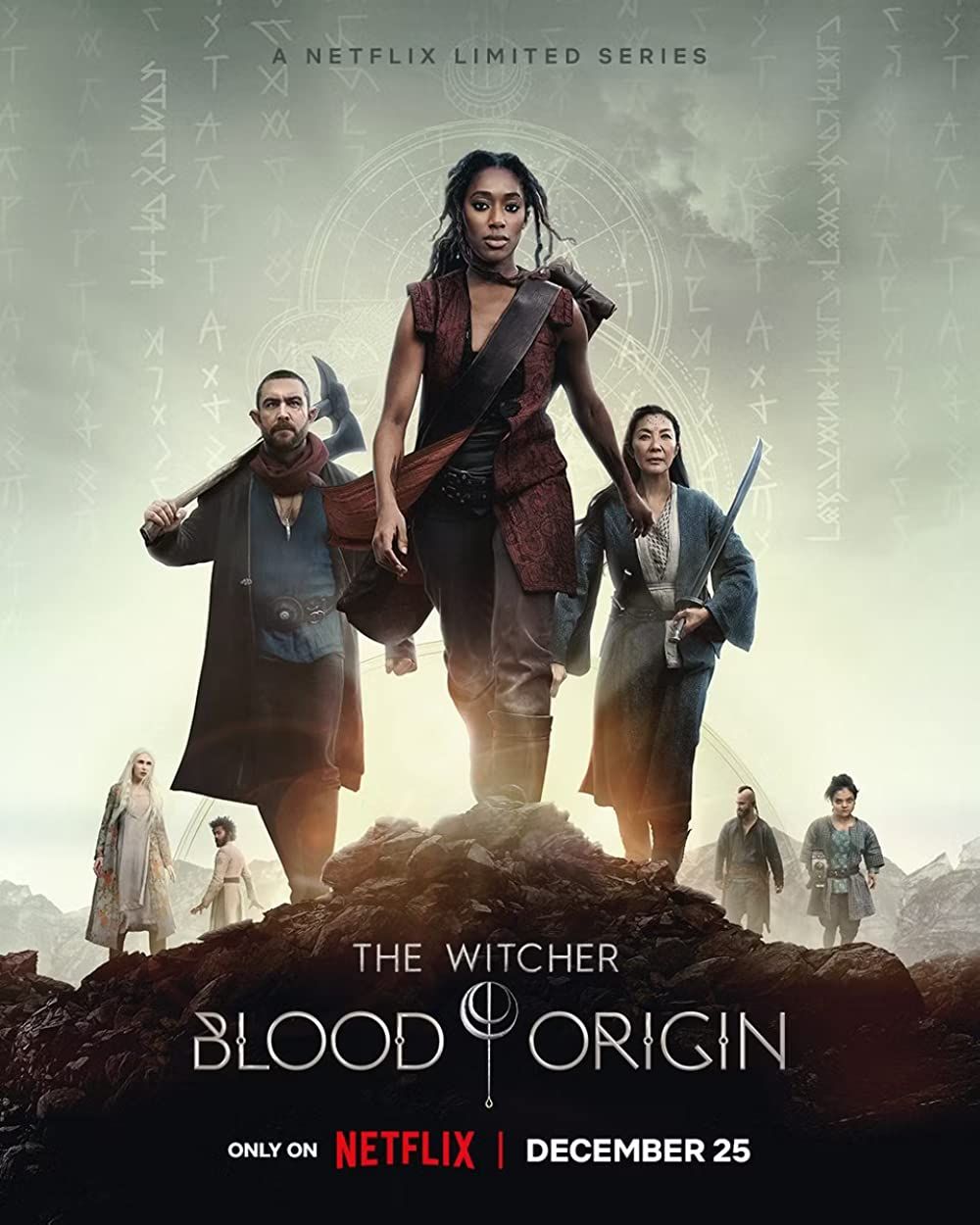 poster of The Witcher Blood Origin (2022) S01 Hindi Dubbed Complete HDRip