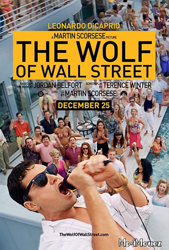 poster of The Wolf of Wall Street (2013) Hindi (HQ Fan Dubbed) BluRay