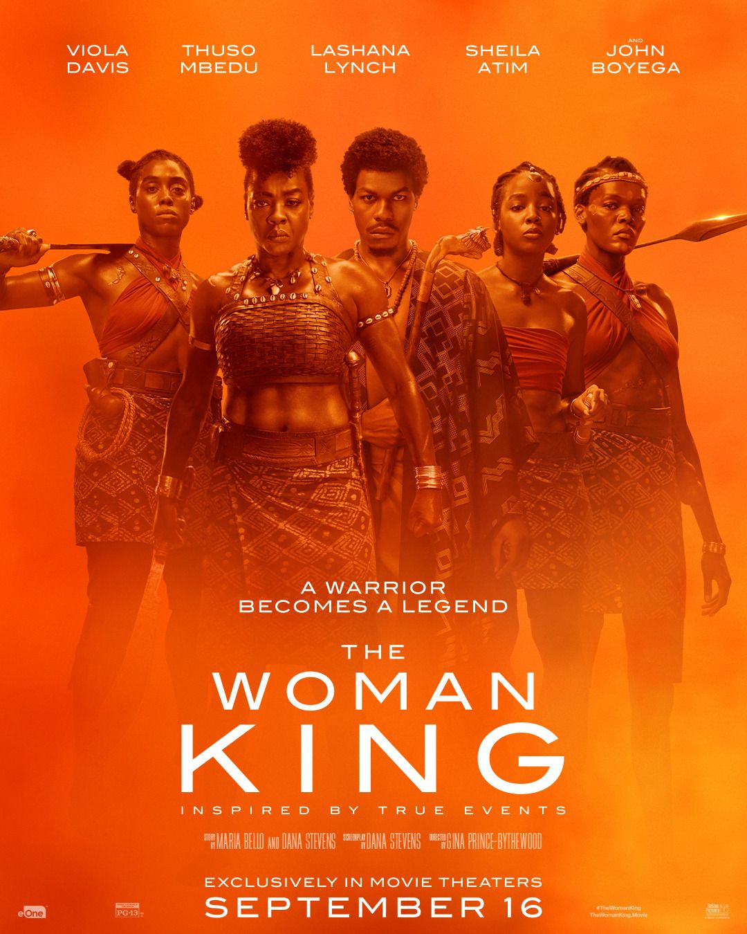 poster of The Woman King (2022) Hindi Dubbed BluRay