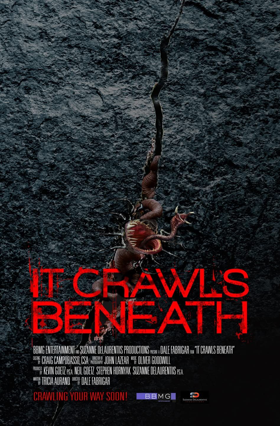 poster of They Crawl Beneath (2022) Telugu Dubbed (Unofficial) WEBRip