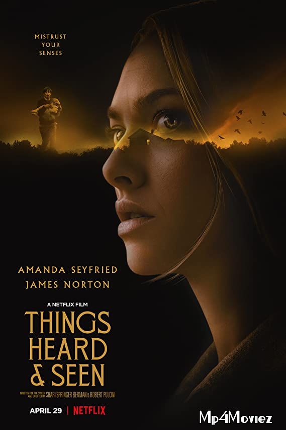 poster of Things Heard and Seen (2021) Hindi Dubbed ORG NF HDRip