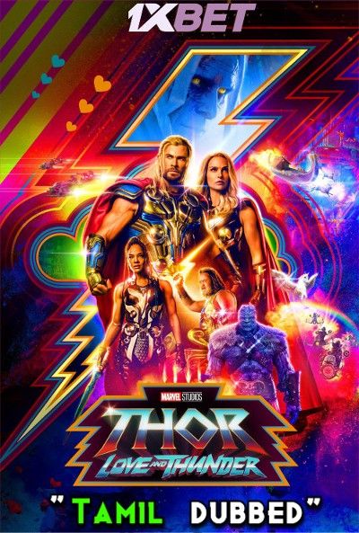 poster of Thor: Love and Thunder (2022) Tamil Dubbed WEBRip