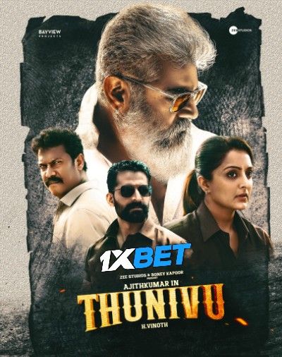 poster of Thunivu 2023 Hindi (HQ Dubbed) HDRip