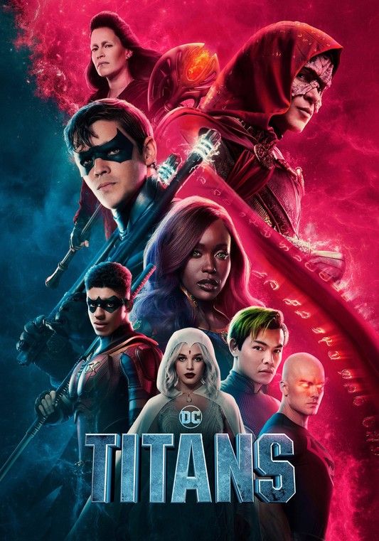 poster of Titans (Season 4) 2023 Hindi Dubbed Complete NF Series HDRip