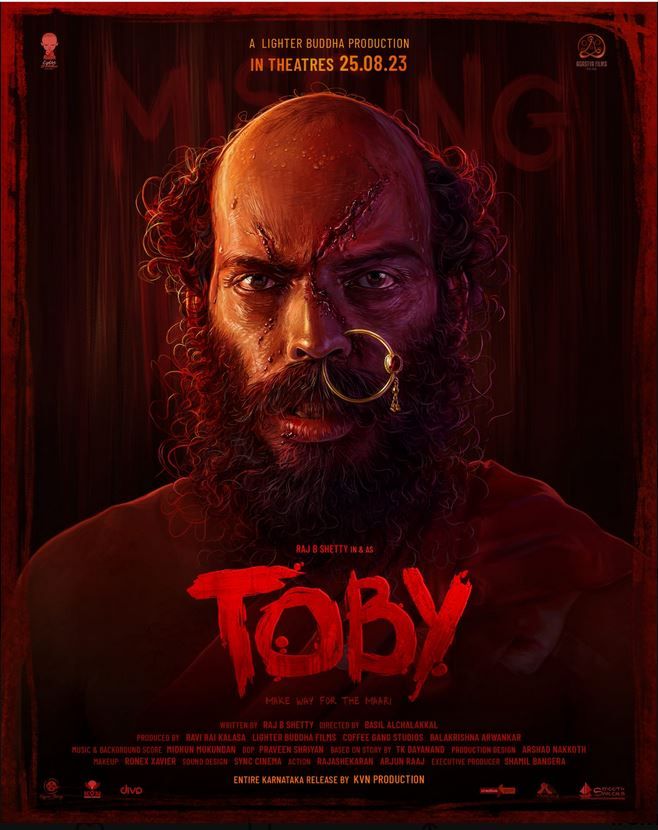 poster of Toby (2023) Hindi Dubbed Movie