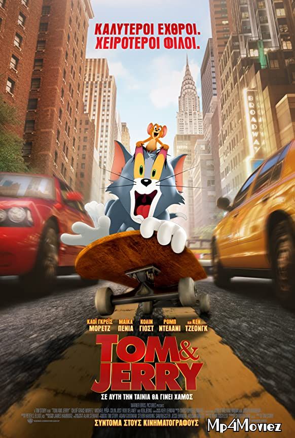 poster of Tom and Jerry (2021) Hindi Dubbed ORG BRRip