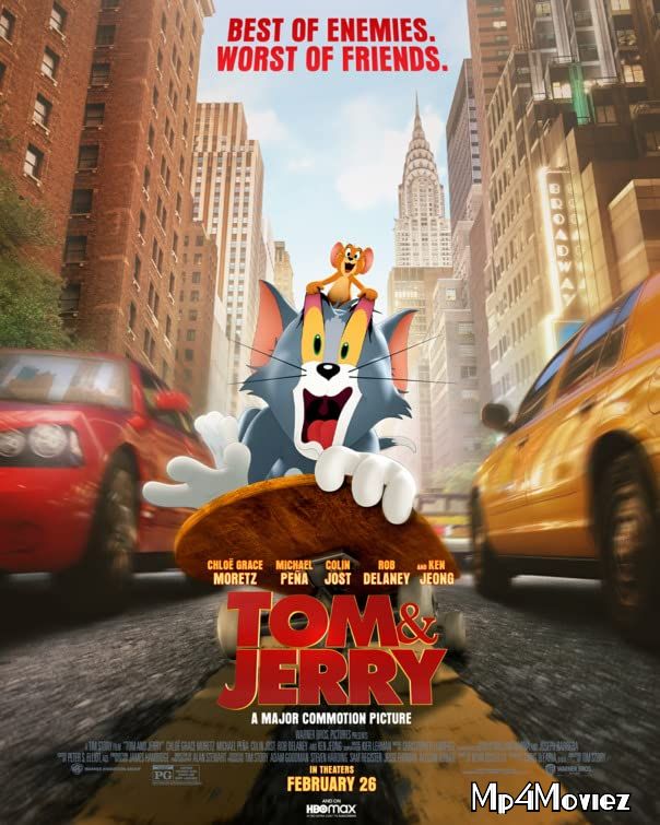 poster of Tom and Jerry (2021) Hindi ORG Dubbed BRRip