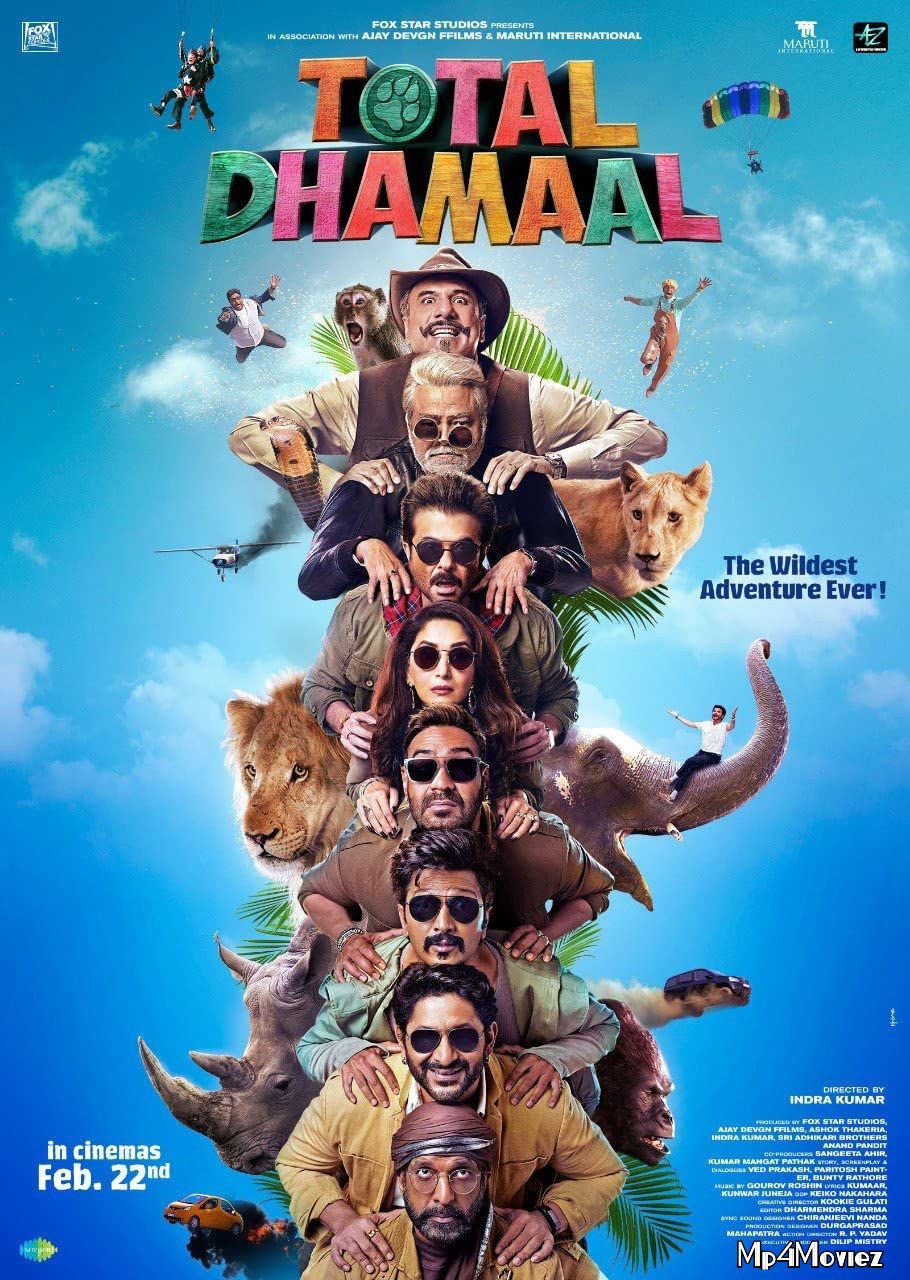 poster of Total Dhamal (2019) Hindi WEB-DL