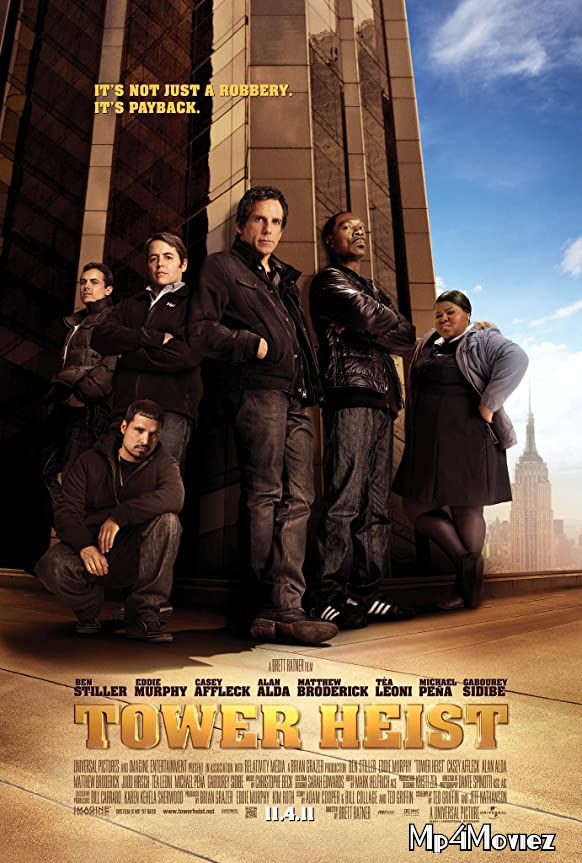 poster of Tower Heist (2011) Hindi Dubbed BRRip