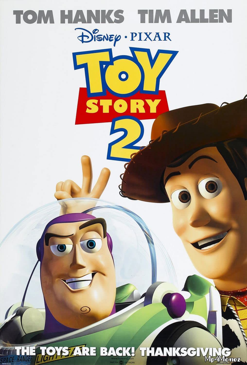 poster of Toy Story 2 (1999) Hindi Dubbed BRRip