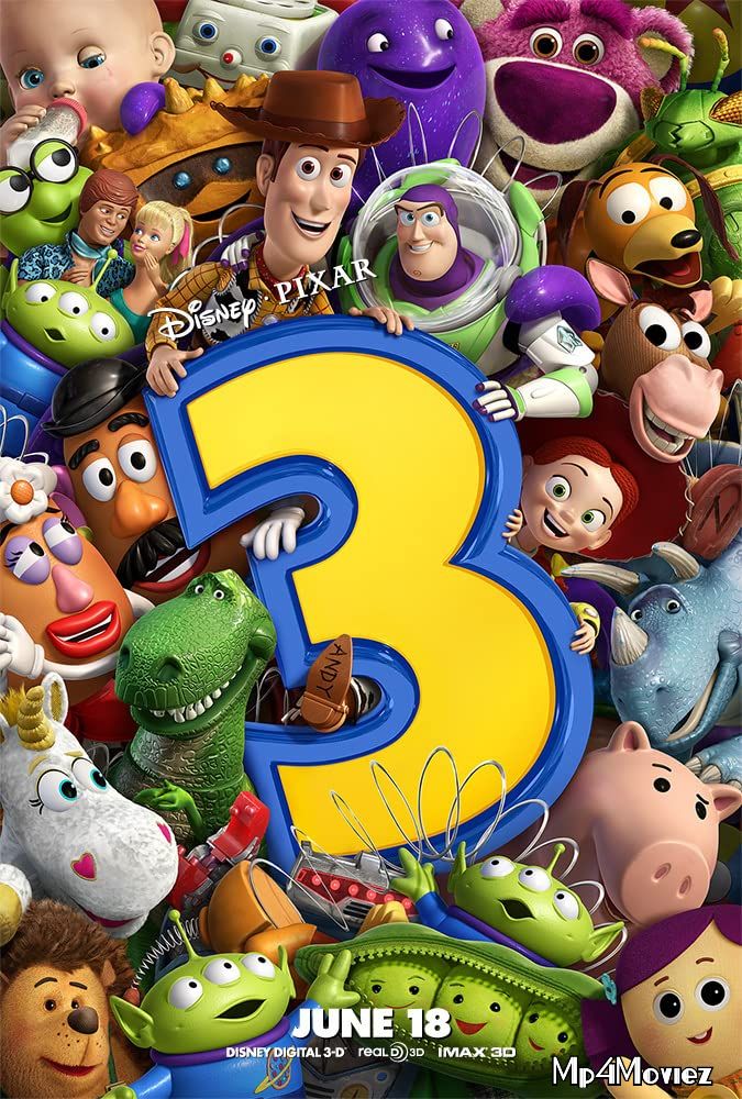 poster of Toy Story 3 (2010) Hindi Dubbed BRRip