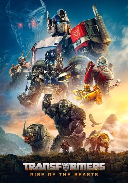 poster of Transformers: Rise of the Beasts (2023) Hindi ORG Dubbed HDRip