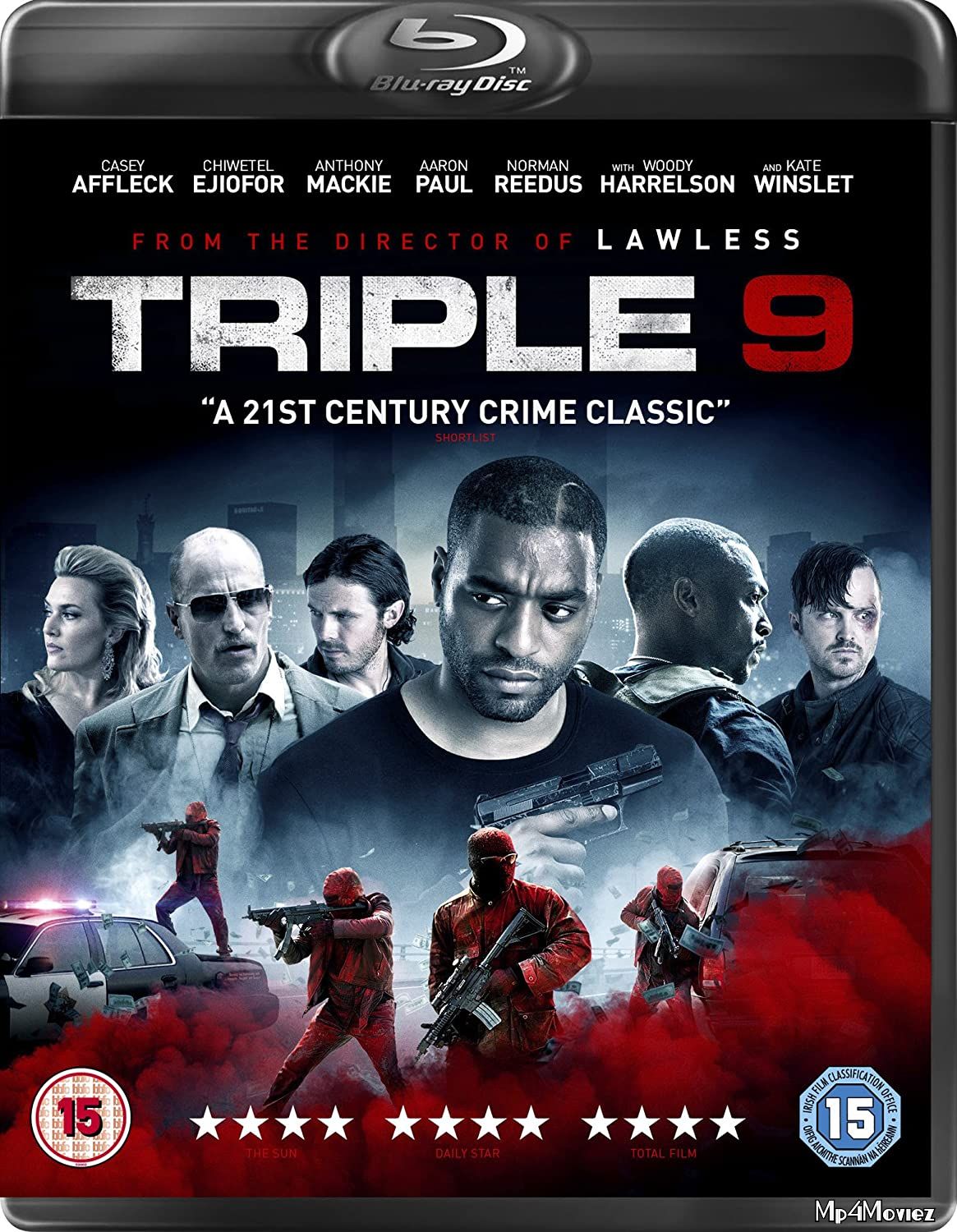 poster of Triple 9 (2016) Hindi Dubbed BRRip