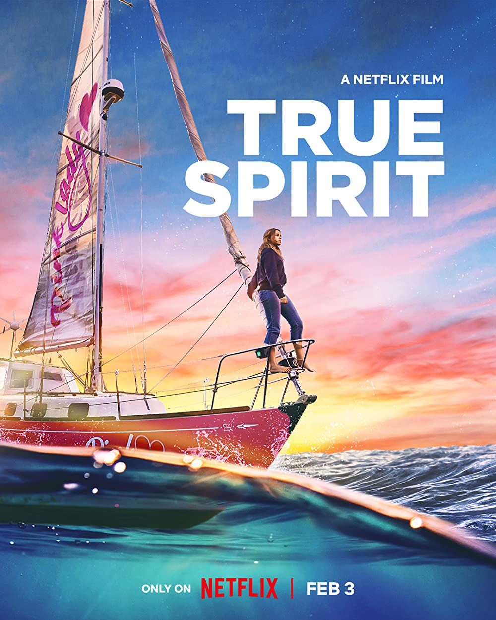 poster of True Spirit (2023) Hindi Dubbed HDRip